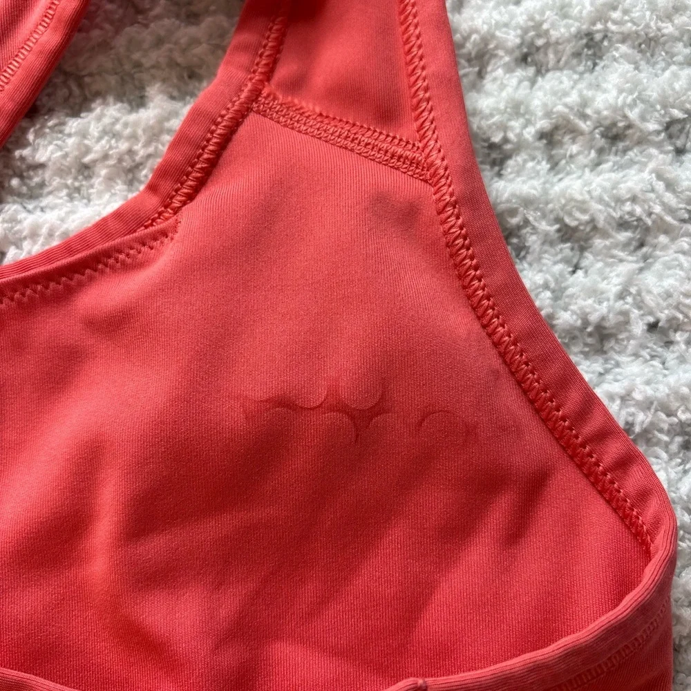 Nike Red Racerback Sports Bra with Wide Straps - Picture 3 of 6